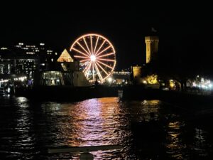 Ferris Wheel after dark