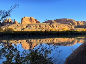 Mountain reflection